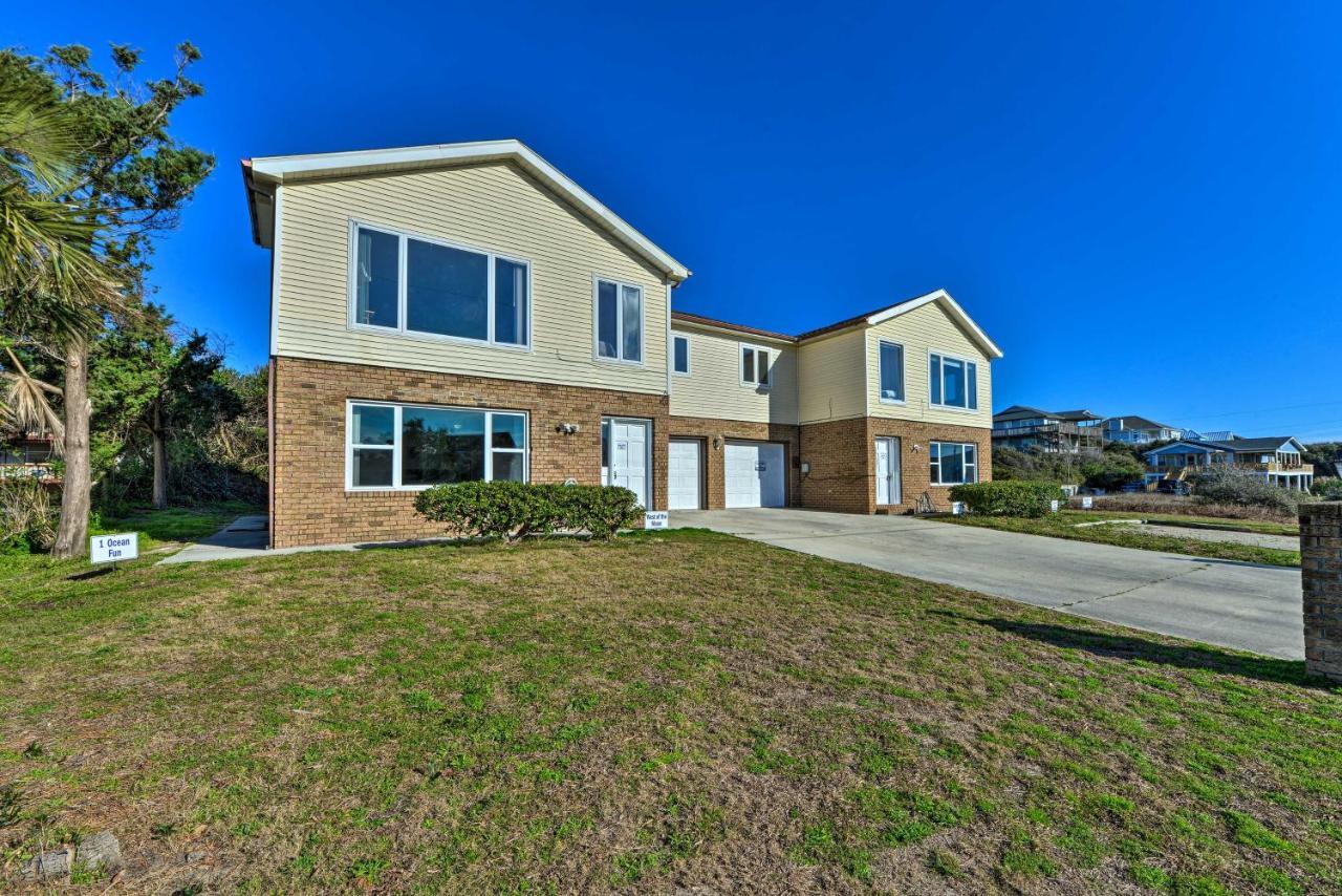 West Of The Moon Ocean Apt With Beach Access! Emerald Isle Eksteriør bilde