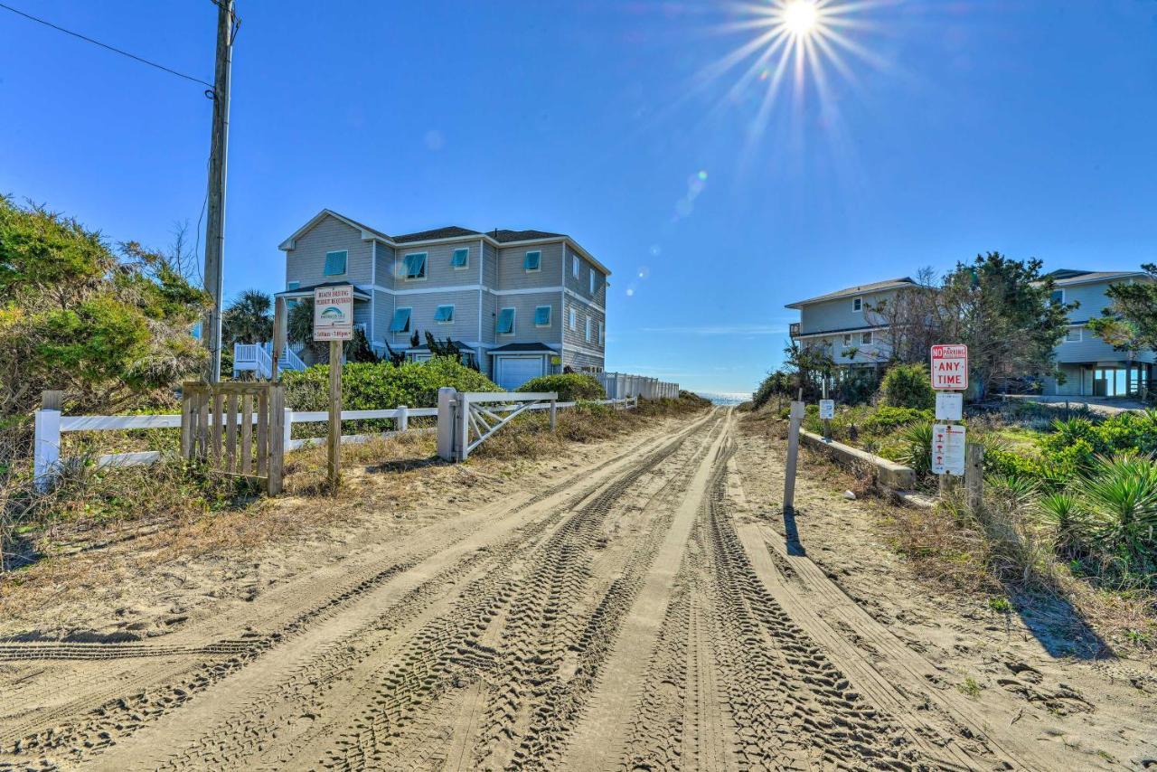West Of The Moon Ocean Apt With Beach Access! Emerald Isle Eksteriør bilde